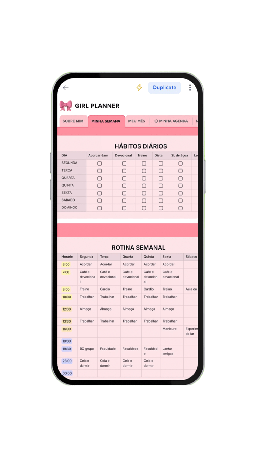 Girl Planner - Organize sua Rotina com Leveza e Propósito